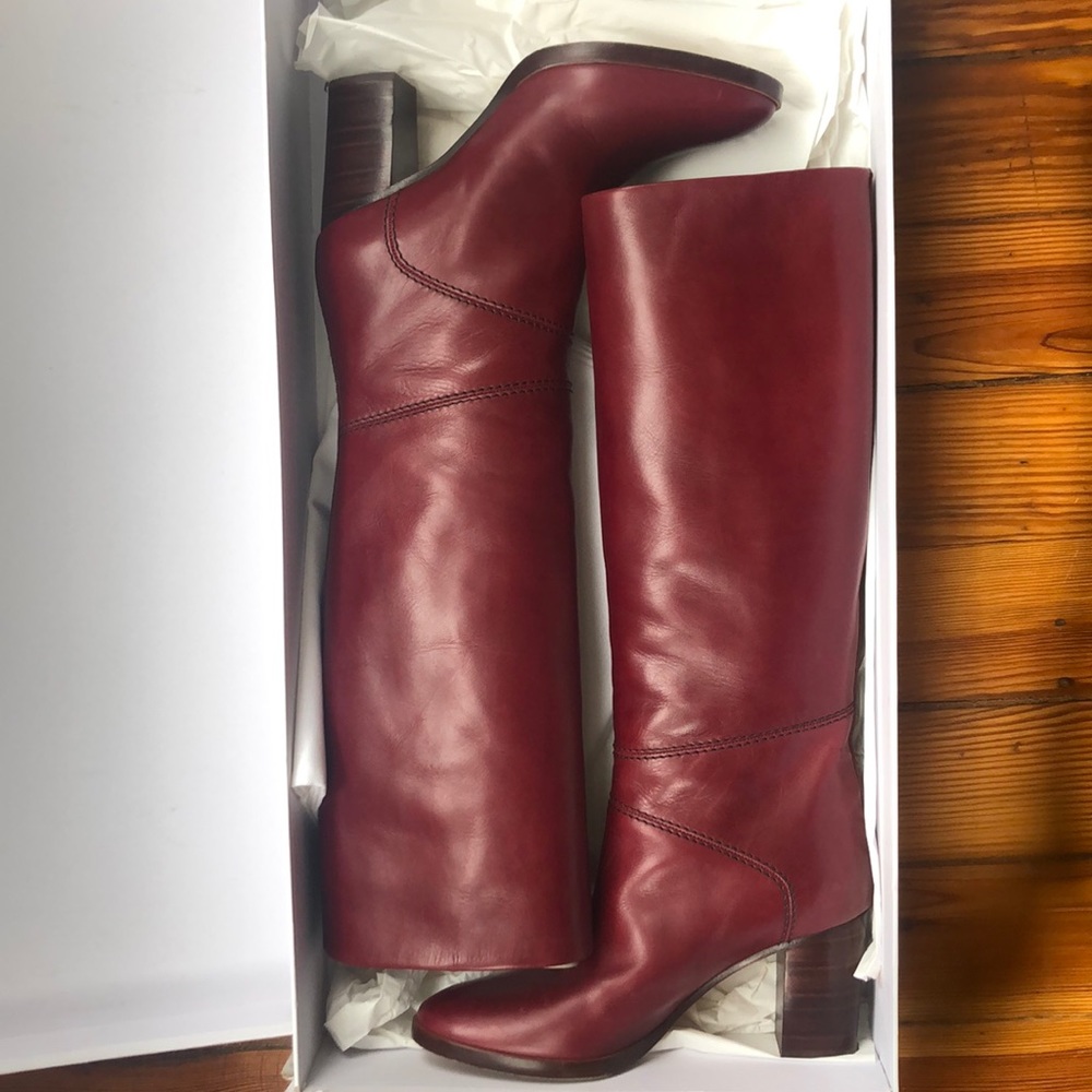 Chloe Burgundy Boots